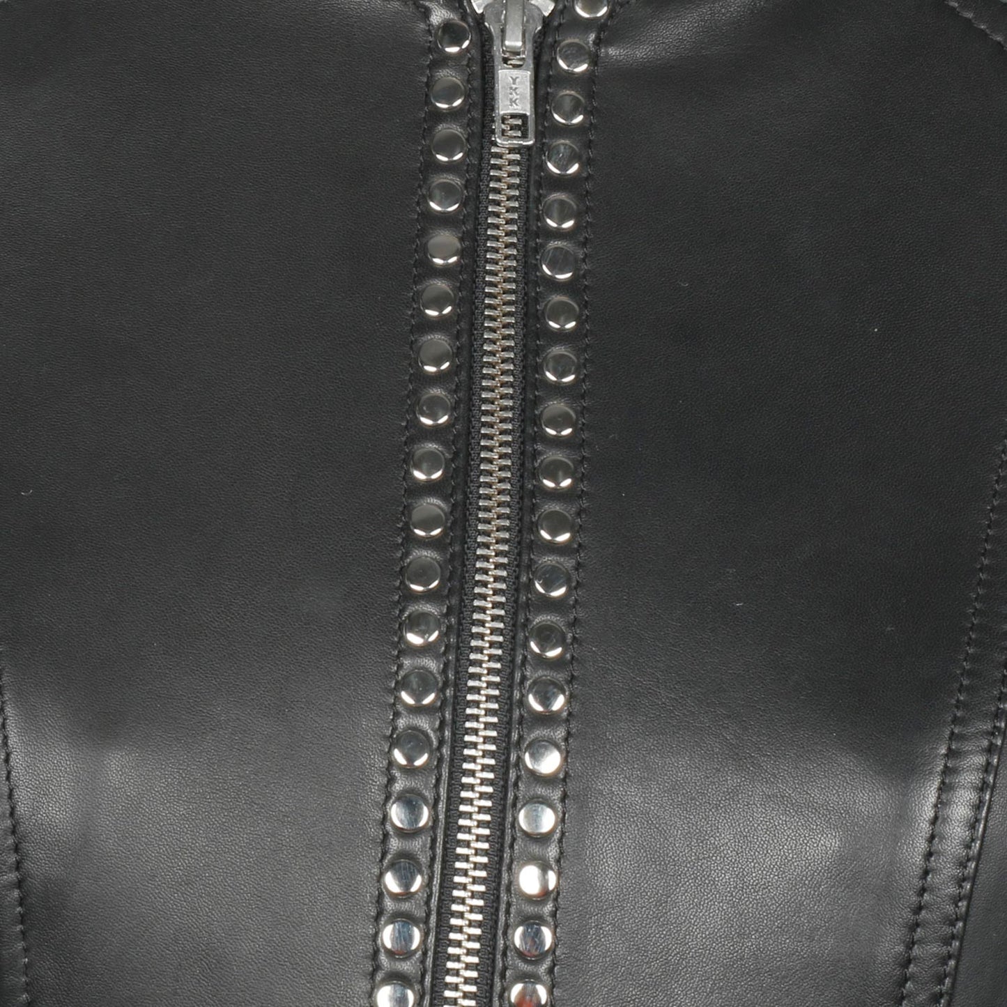 Saint Bethany Studded Black Leather Womens Jacket