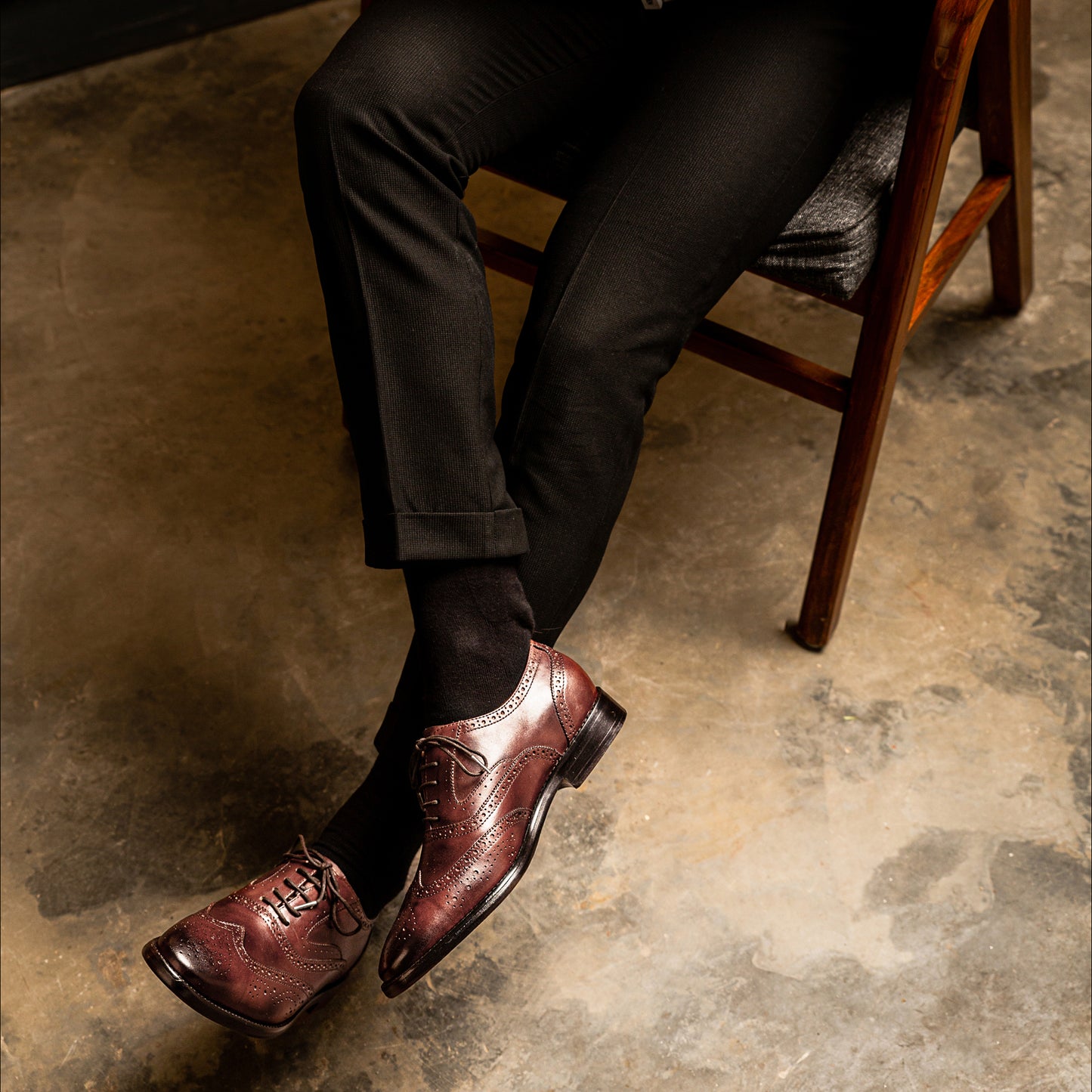 Saint Parthian Cuoio Leather Lace Up Brogue