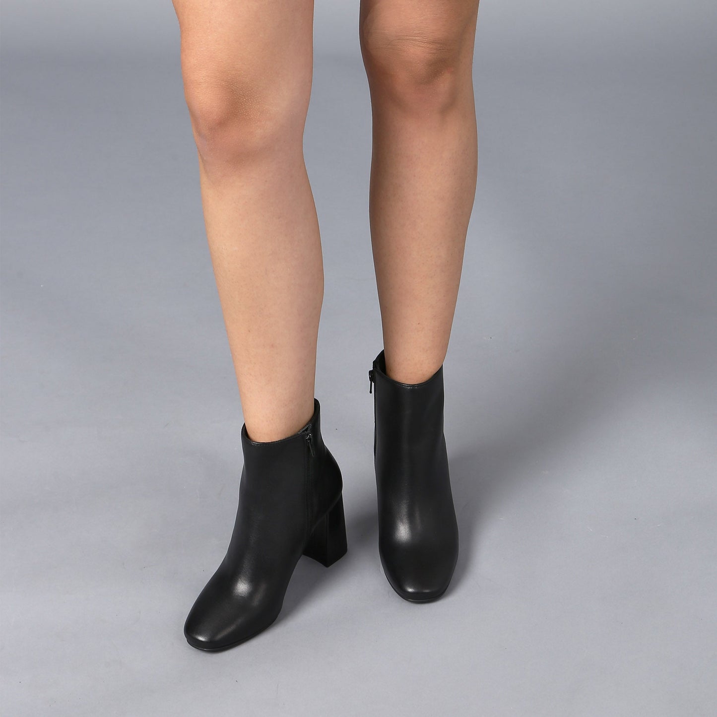 Saint Alexa Black Leather Ankle Boots - SaintG