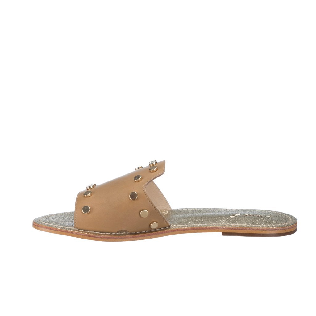 Saint Havana Gold Metal Studs Flats - SaintG