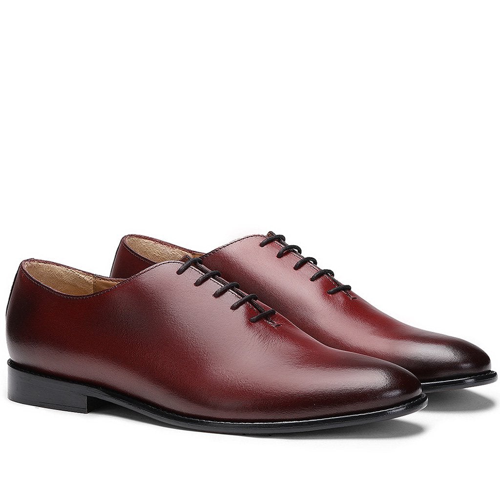 Saint Ethelstan Bordo Leather Oxford Shoes - SaintG