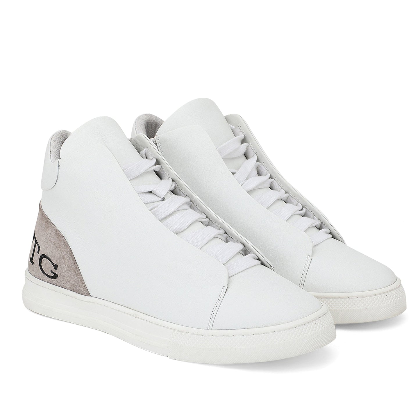 Saint Milo White Leather Handcrafted Sneakers