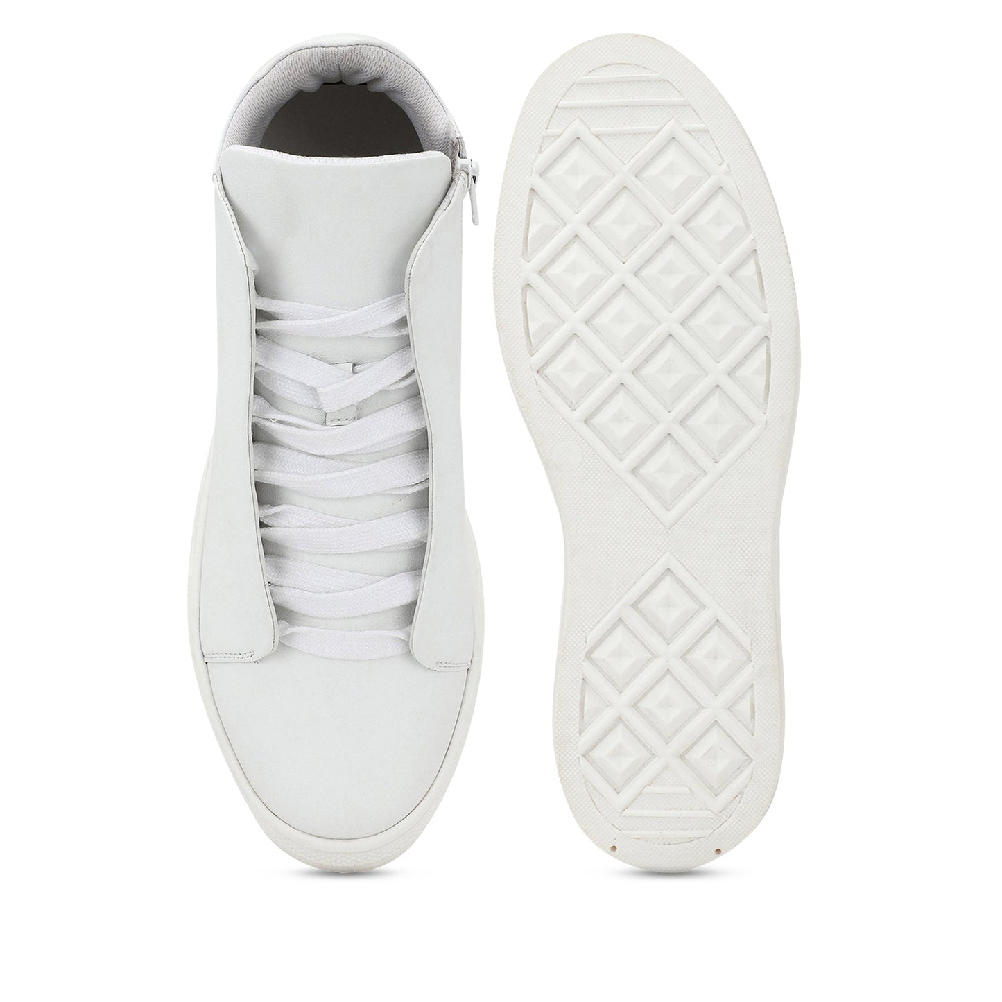 Saint Milo White Leather Handcrafted Sneakers