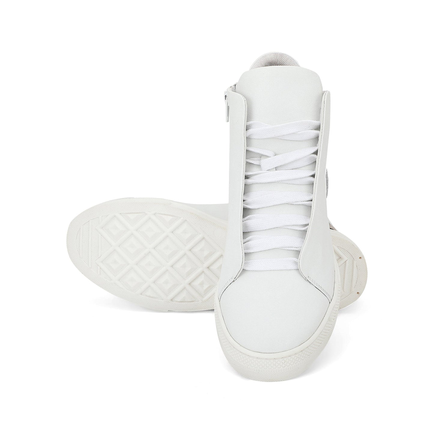 Saint Milo White Leather Handcrafted Sneakers