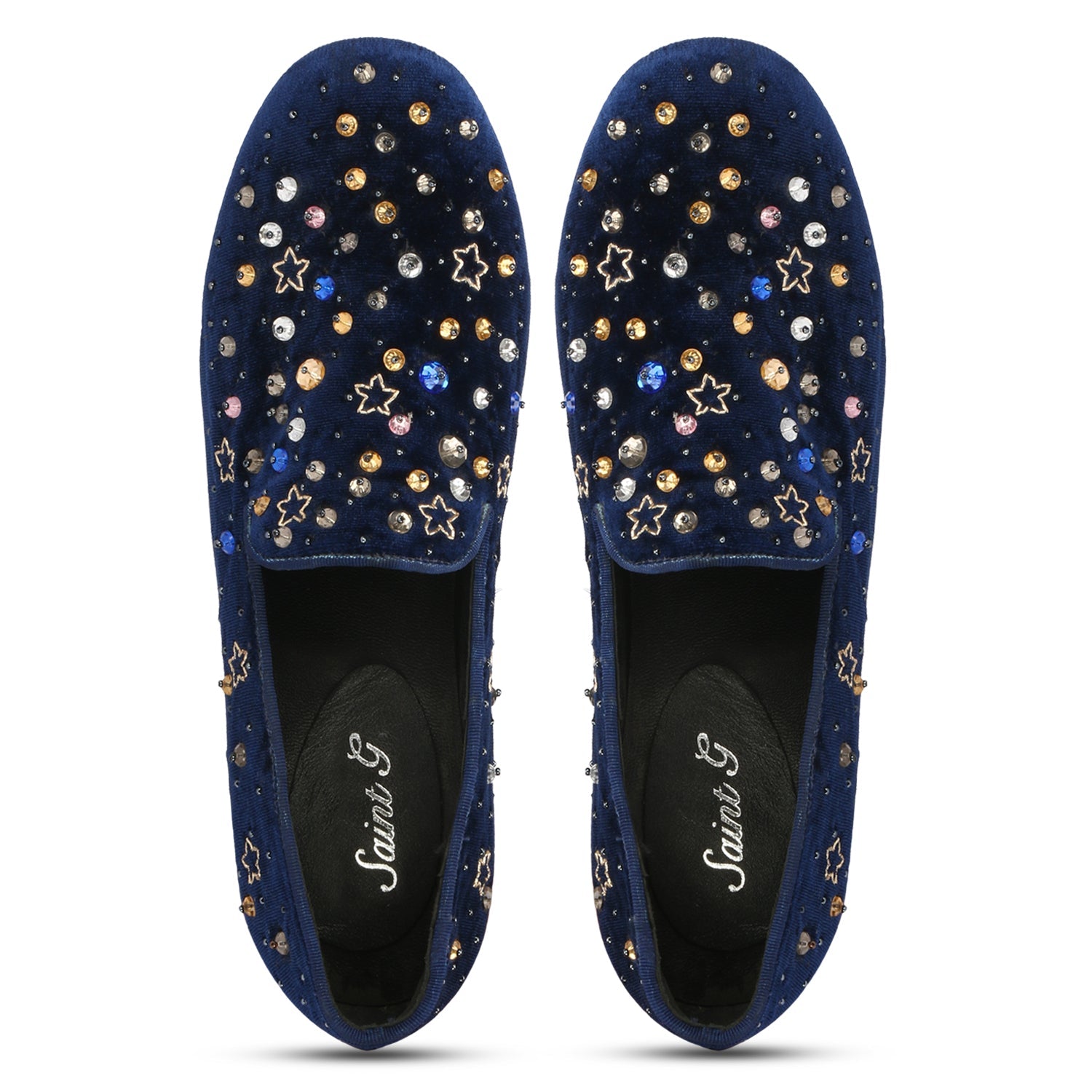 Saint G Hand Embroidered Pump - SaintG