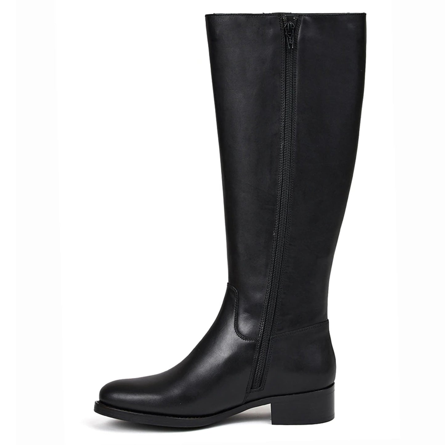 Saint Adriano Black Leather Knee High Boots - SaintG