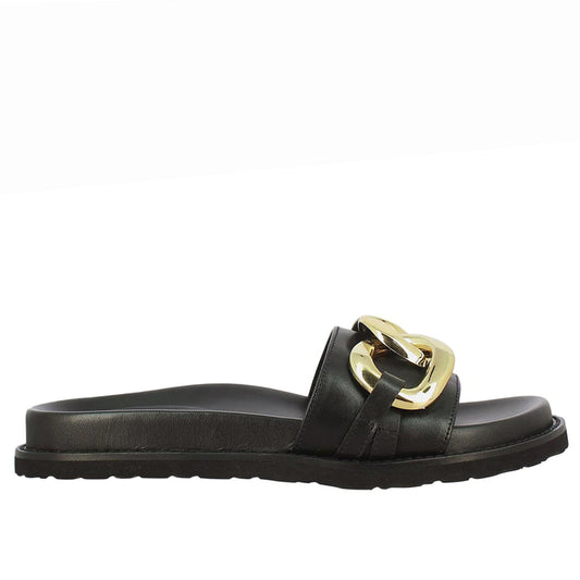 Saint Kiera Black Chain-Link Trim Slides