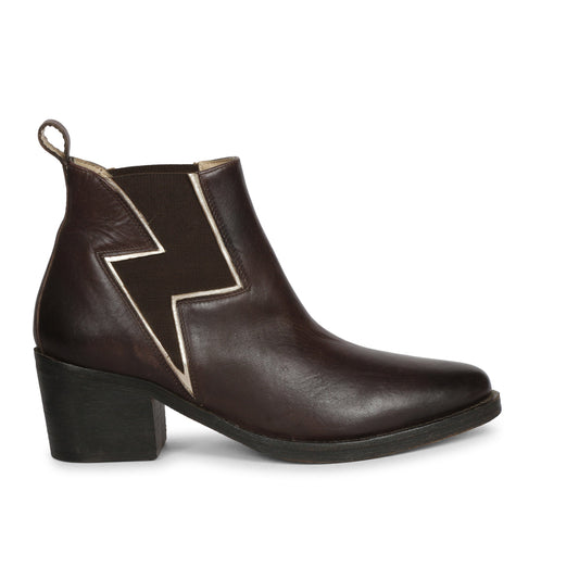 Saint Melissa Brown Leather Ankle Boot