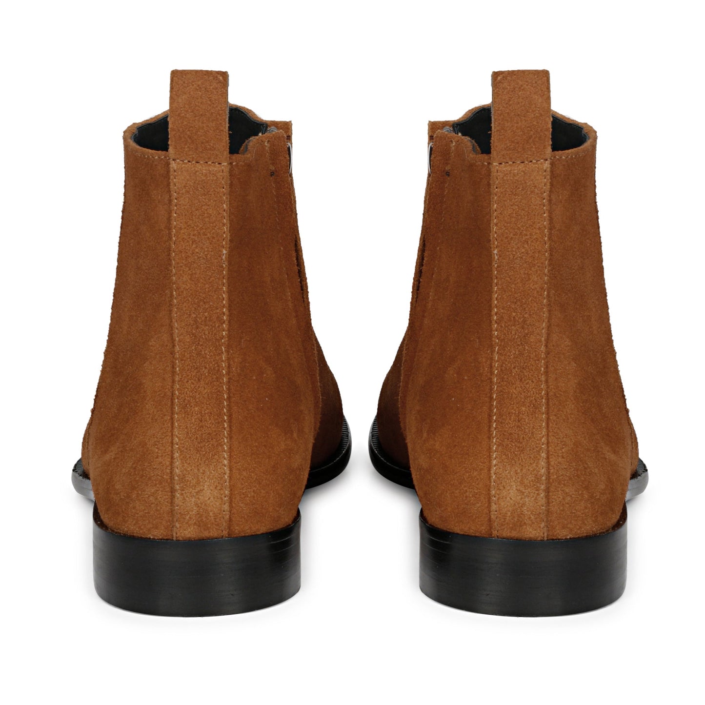 Saint Alfie Tan Suede Leather Handcrafted Chelsea Boots