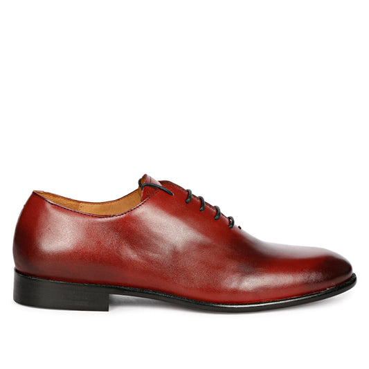 Saint Finn Red Leather Oxford