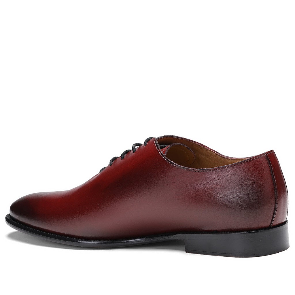 Saint Ethelstan Bordo Leather Oxford Shoes - SaintG