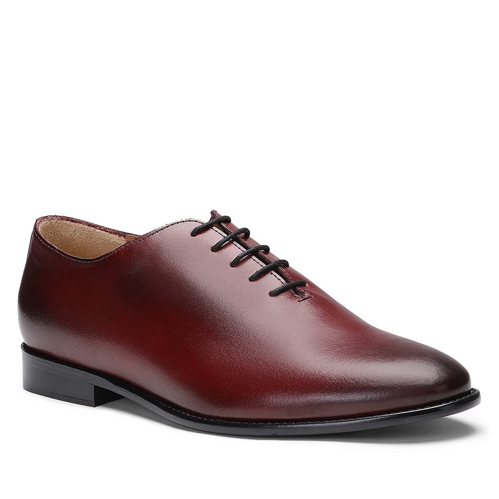 Saint Ethelstan Bordo Leather Oxford Shoes - SaintG