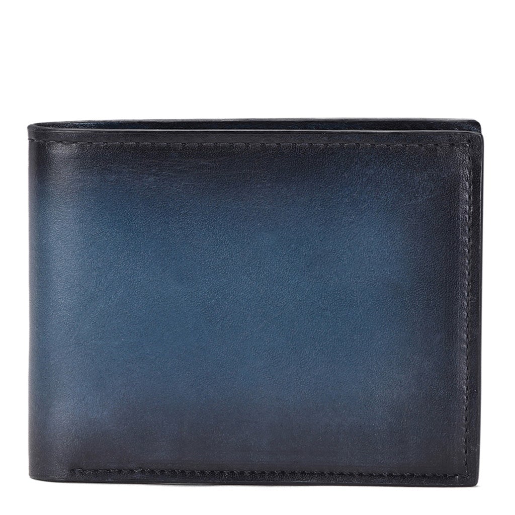 Blue Mens Wallet Set