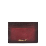 Red Italian Leather Men's Wallet Set - SaintG