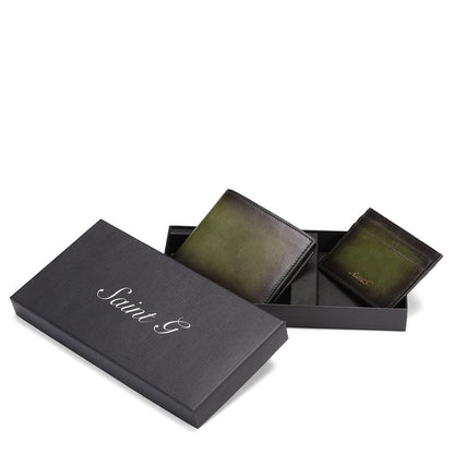 Olive Men's Wallet Set