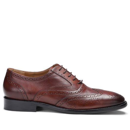 Saint Parthian Cuoio Leather Lace Up Brogue - SaintG