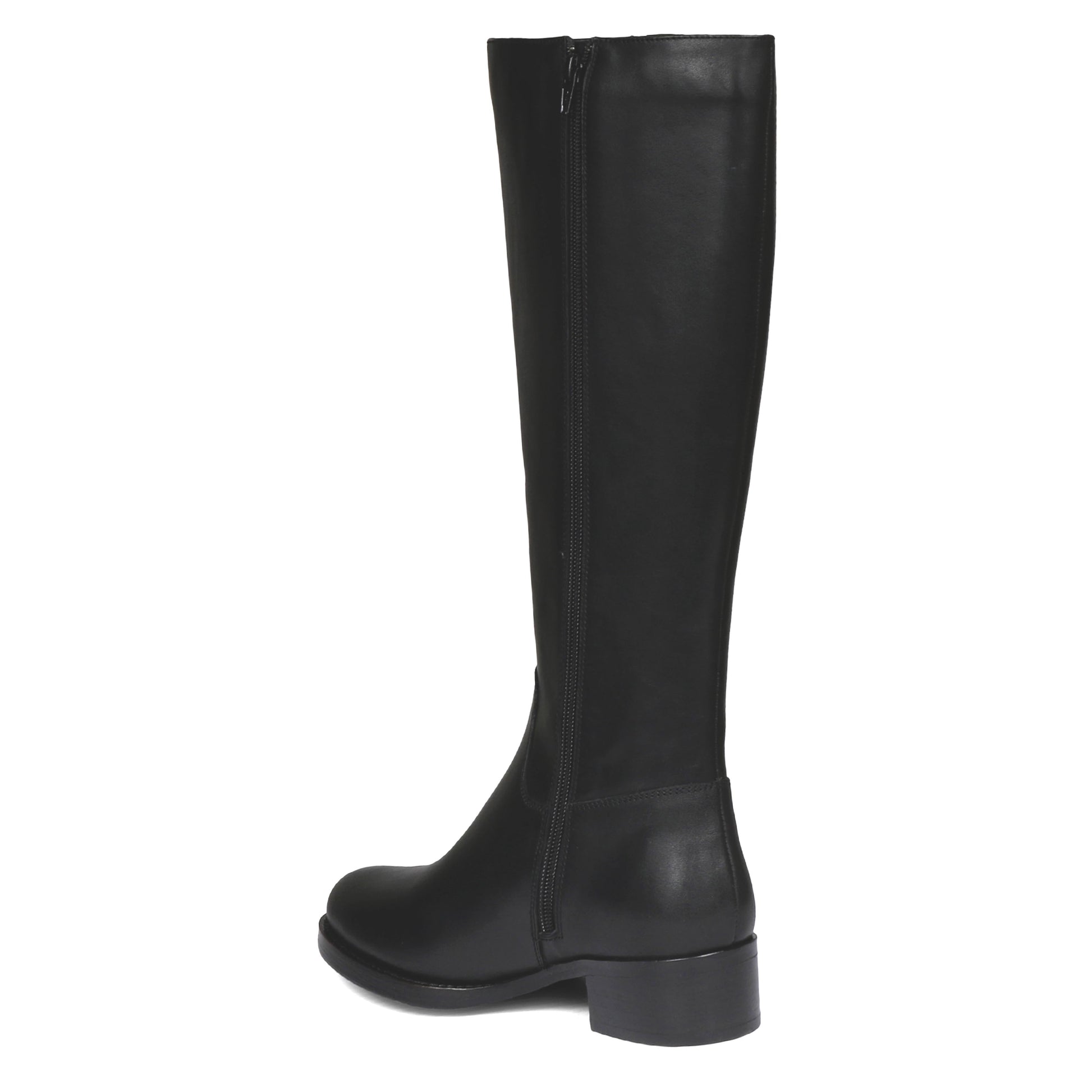 Saint Adriano Black Leather Knee High Boots - SaintG