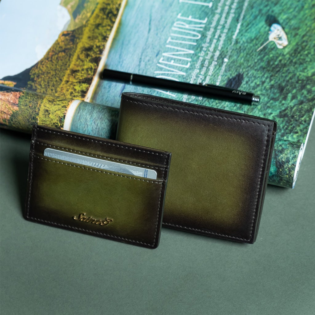 Olive Men's Wallet Set