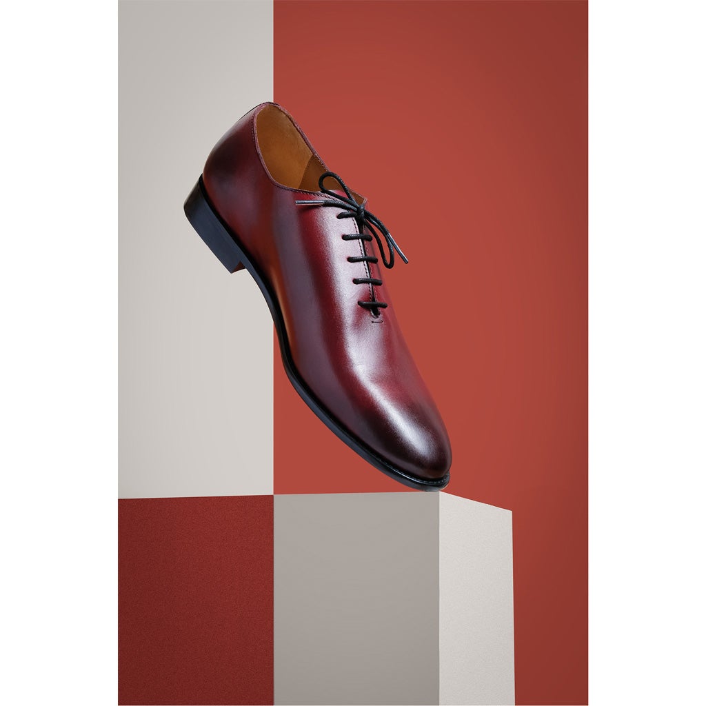 Saint Ethelstan Bordo Leather Oxford Shoes - SaintG