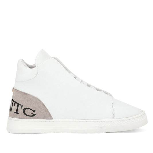 Saint Milo White Leather Handcrafted Sneakers