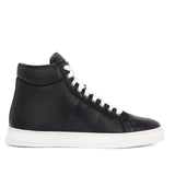 Saint Artemas Black Leather Handcrafted Sneakers