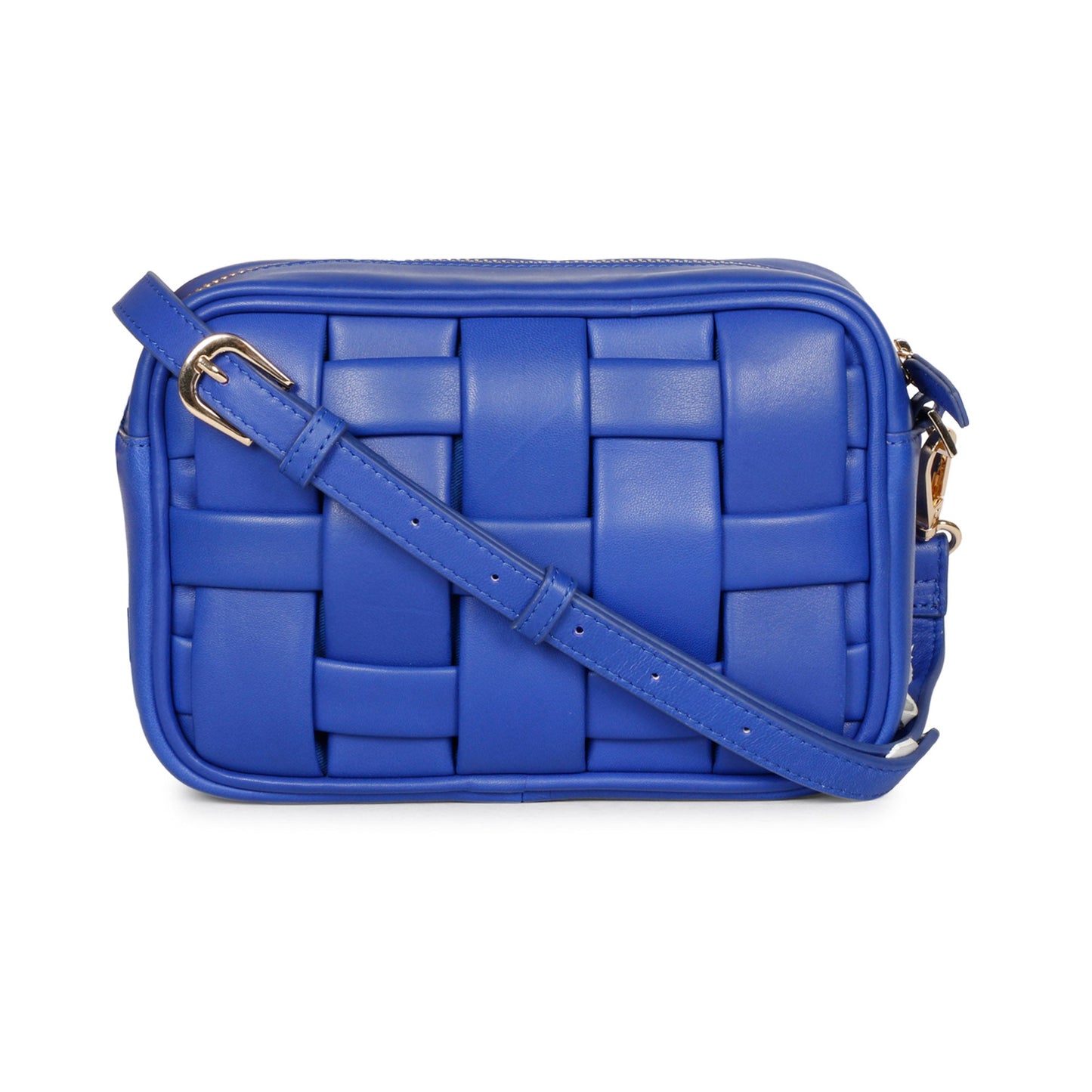 Bennet Blue Leather Cross Body Sling Bags